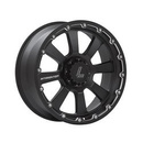 FELGI LENSO INTIMIDATOR 8 5x110 9.5x20 ET20 Matt Black Chamfer