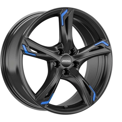 FELGI RONAL R62 Blue 5x108 7.5x18 ET50 Jetblack