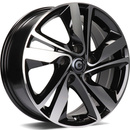 FELGI CARBONADO SUNSHINE 5x114.3 6.5x16 ET40 Black Front Polished