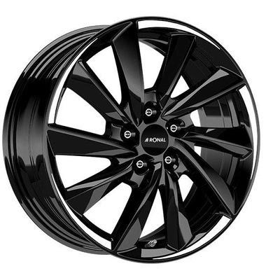 FELGI RONAL R70 5x114.3 7.5x18 ET42 Jetblack White Tail