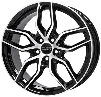 FELGI ANZIO SPARK 5x100 6.5x16 ET38 Diamond Black Front Polished