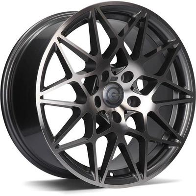 FELGI CARBONADO CRAZY 5x120 8.5x18 ET35 Anthracite Front Polished