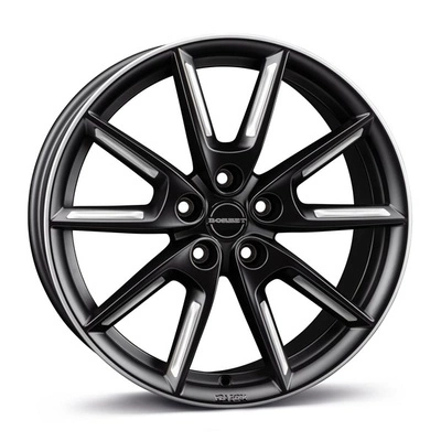 FELGI BORBET LX 5x114.3 8x19 ET45 Black Matt Silver Spoke Rim