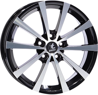 FELGI IT WHEELS ALICE 5x100 7x17 ET35 Gloss Black Polished