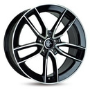 FELGI KESKIN KT21 7.5x17 5x114.3 ET45 Black Front Polish