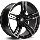 FELGI CARBONADO DIAMOND 5x120 8x17 ET33 Matt Black Front Polished