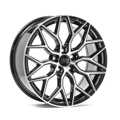 Felgi 1AV ZX12 5x108 8x18 ET40 Gloss Black Polished