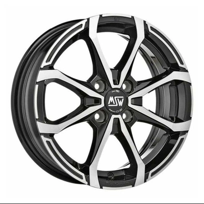 FELGI MSW X4 4x100 5.5x15 ET36 Gloss Black Full Polished