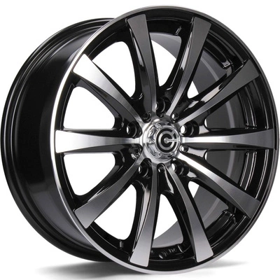 FELGI CARBONADO RAVEN 5x118 7.0x16 ET40 Black Front Polished