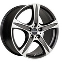 FELGI RONAL R55 5x120 8.5x18 ET45 Matt Black Front Diamond Cut