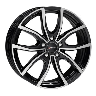 Felgi Autec Vidra 5x100 6.5x16 ET40 Black Polsihed