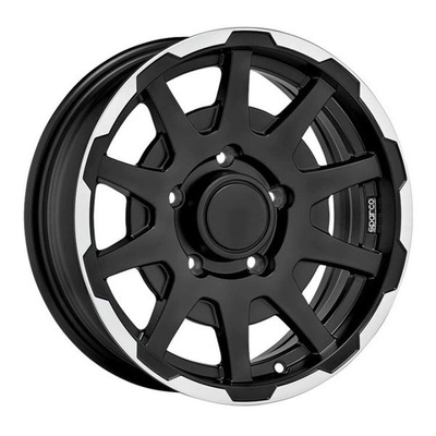 FELGI SPARCO DAKAR 5x139.70 5.5x16 ET0 Matt Black Lip Polish