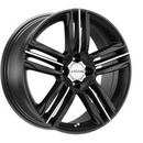 FELGI RONAL R57 4x100 7.5x18 ET44 Matt Black Front Diamond Cut