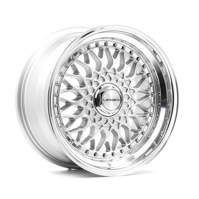 Felgi LENSO BSX 5x115 7x15 ET30 Gloss Silver Polished