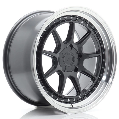 Felgi Japan Racing JR47 18x9.5 ET15-35 5H Blank Hyper Gray w/Machined Lip