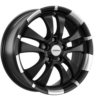 FELGI RONAL R59 5x105 7.5x17 ET42 Jetblack Matt Lip Diamond Cut