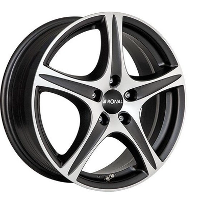 FELGI RONAL R56 4x114.3 6x15 ET40 Matt Black Front Diamond Cut