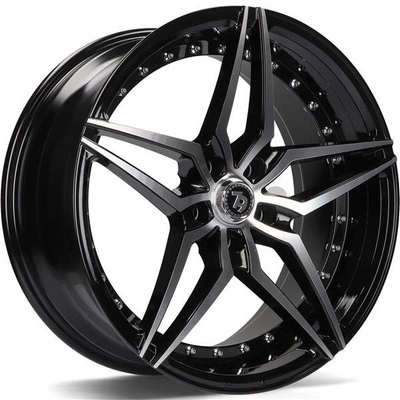 FELGI SEVENTY9 SV-AR 5x120 8.5x19 ET30 Black Front Polished