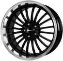 Felgi Brock B24GP 5x115 8.5x19 ET40 Glossy Black Horn Polished