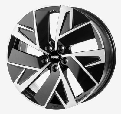 FELGI CMS C32-AERO 5x120 7.5x18 ET60 Diamond Black Gloss