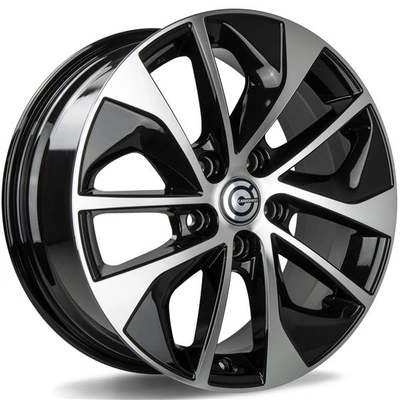 FELGI CARBONADO YAKUZA 5x114.3 7x17 ET39 Black Front Polished