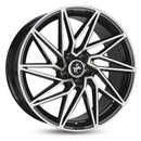 FELGI KESKIN KT20 5x108 8x18 ET45 Black Front Polish