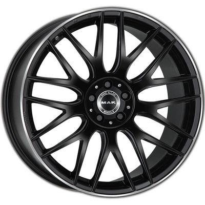 Felgi MAK ARROW 5x112 8.5x21 ET27 Gloss Black Mirror Ring