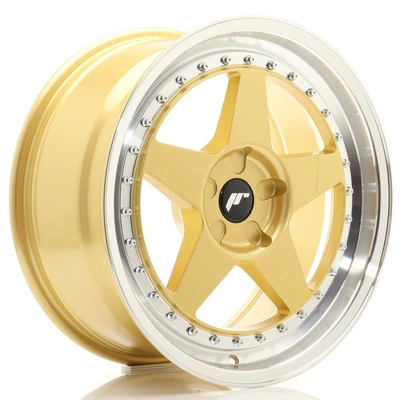 Felgi Japan Racing JR6 18x8.5 ET20-40 5H BLANK Gold w/Machined Lip