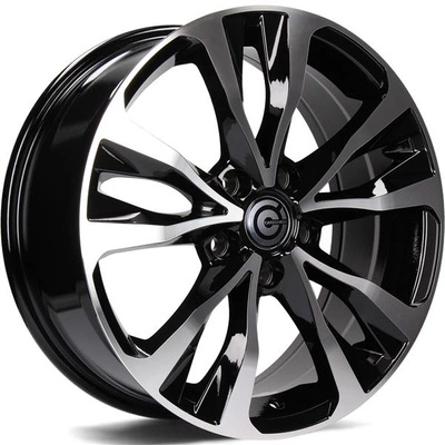 FELGI CARBONADO OSAKA 5x114.3 6.5x16 ET45 Black Front Polished