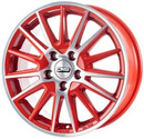 FELGI CMS C23 4x100 6x15 ET31 Diamond Red Gloss