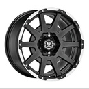 FELGI SPARCO DAKAR 5x114.3 7.5x17 ET38 Matt Black Lip Polished Rivets