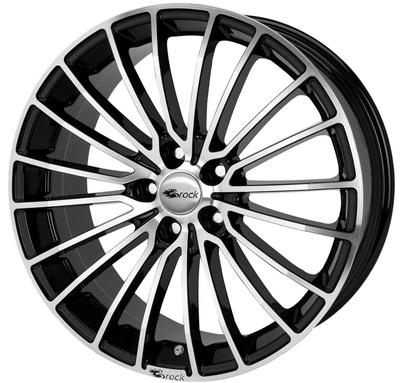 Felgi Brock B24 4x100 7x17 ET45 Glossy Black Polished