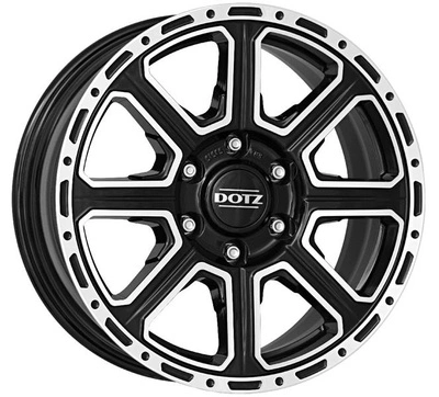 FELGI DOTZ 4X4 KALAHARI DARK 6x139.7 8x18 ET34 Black Polished