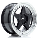 Felgi Japan Racing JR6 17x8 ET20-35 4H BLANK Gloss Black w/Machined Lip