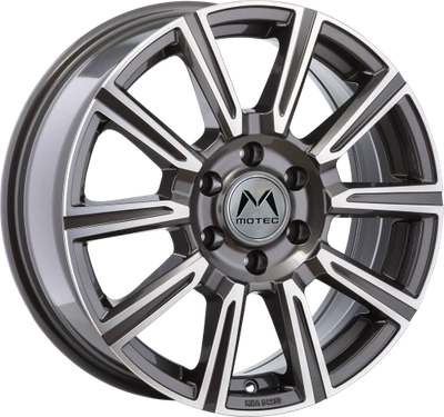 Felgi Motec Vantastic 5x118 7x17 ET62 Grey polished