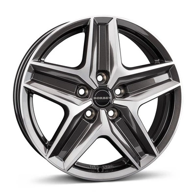 FELGI BORBET CWZ 5x120 7.5x18 ET43 Mistral Anthracite Glossy Polished