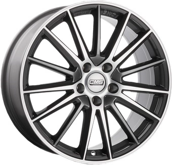 Felgi CMS C23 5x108 8x20 ET43 Gloss Black Polished