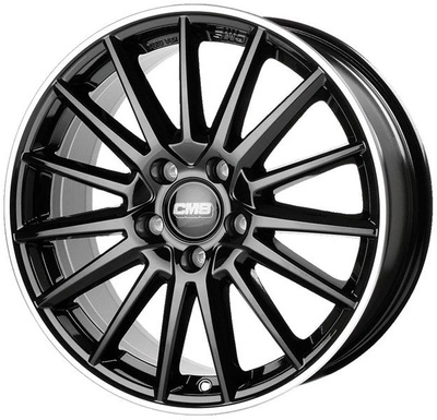 FELGI CMS C23 5x112 8x18 ET43 Diamond Rim Black Gloss