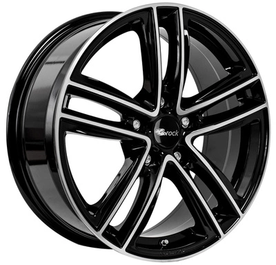 Felgi RC-Design RC27 5x100 6.5x16 ET41 Glossy Black Polished