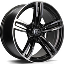 FELGI CARBONADO DIAMOND 5x120 8.5x18 ET33 Matt Black Front Polished