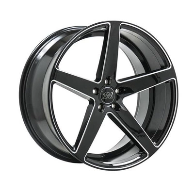 FELGI 1AV ZX9 5x112 10.5x22 ET42 Gloss Black Chamfer