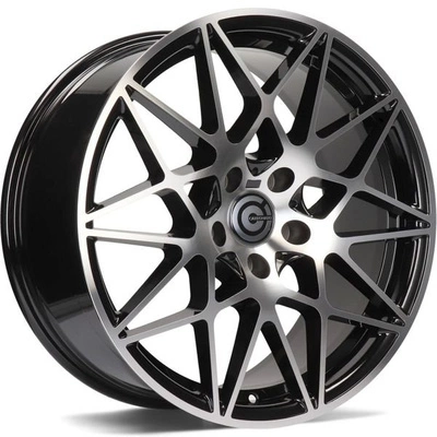 FELGI CARBONADO CRAZY 5x120 8.5x18 ET35 Black Front Polished