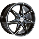 FELGI RONAL R51 5x100 7x16 ET38 Jetblack Front Diamond Cut