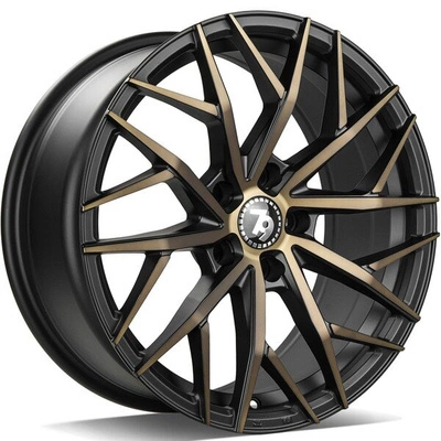 Felgi SEVENTY9 SV-C 5x120 8x18 ET33 Black Glossy Gold Front