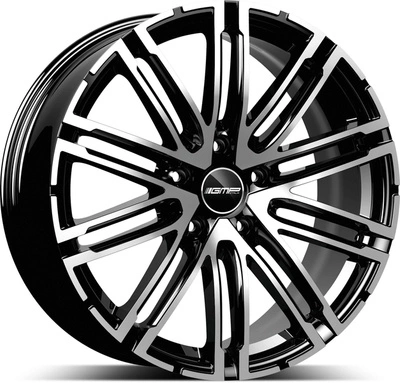 Felgi Gmp Italia Targa 5x130 10x22 ET48 Black Diamond