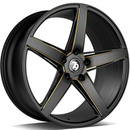 Felgi SEVENTY9 SV-N 5x112 9x18 ET40 Black Matt Milled Gold