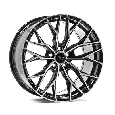 Felgi 1AV ZX14 5x110 9.5x19 ET40 Gloss Black Polished