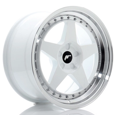 Felgi Japan Racing JR6 18x9.5 ET20-40 5H BLANK White w/Machined Lip