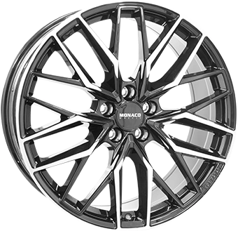 Felgi MONACO GPX 5x114.3 8x20 ET48 Gloss Black Polished