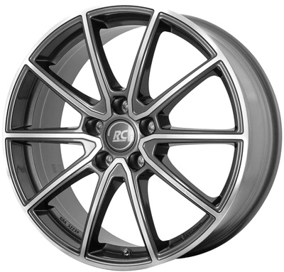 Felgi RC-Design RC32 5x100 6.5x16 ET40 Himalaya Grey Polished